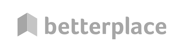 Betterplace logo in grey